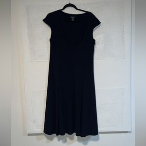 Glamour Navy Blue Dress     Size 14